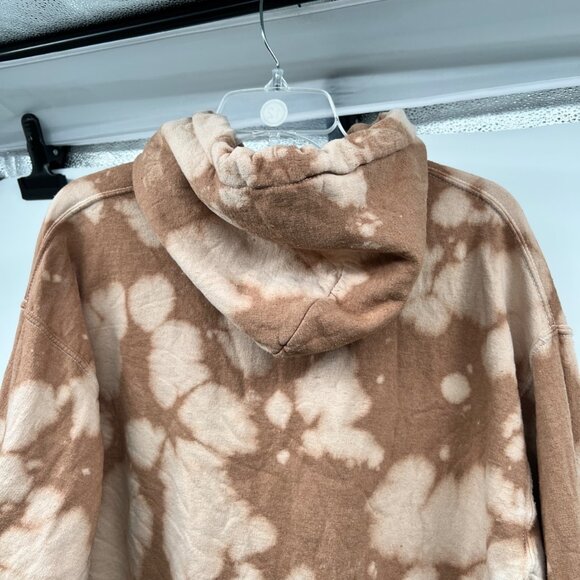 Goodie Two Sleeve Womens Tie Dye Hoodie Fierce Graphic Tan/Multi Size Mediu - Picture 6 of 8